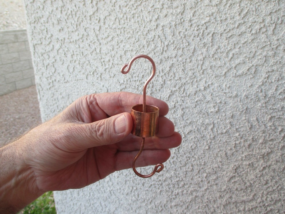 4 NECTAR PROTECTOR ANT MOATS For HUMMINGBIRD FEEDERS, HAND MADE SOLID COPPER USA