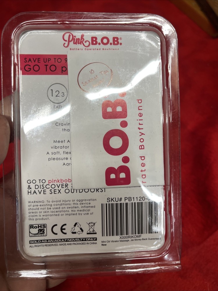 AARON PINK BOB COMPACT MULTI SPEED VIBRATOR (p3)