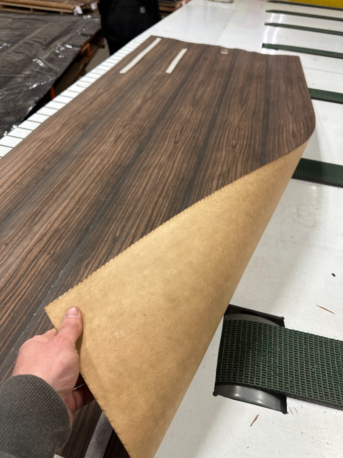 MACASSAR EBONY Paperbacked Wood Veneer 64'' x 30'' 321K