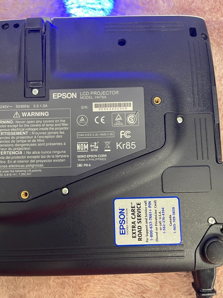 Epson PowerLite 1776W Wireless WXGA 3LCD Projector / H476A