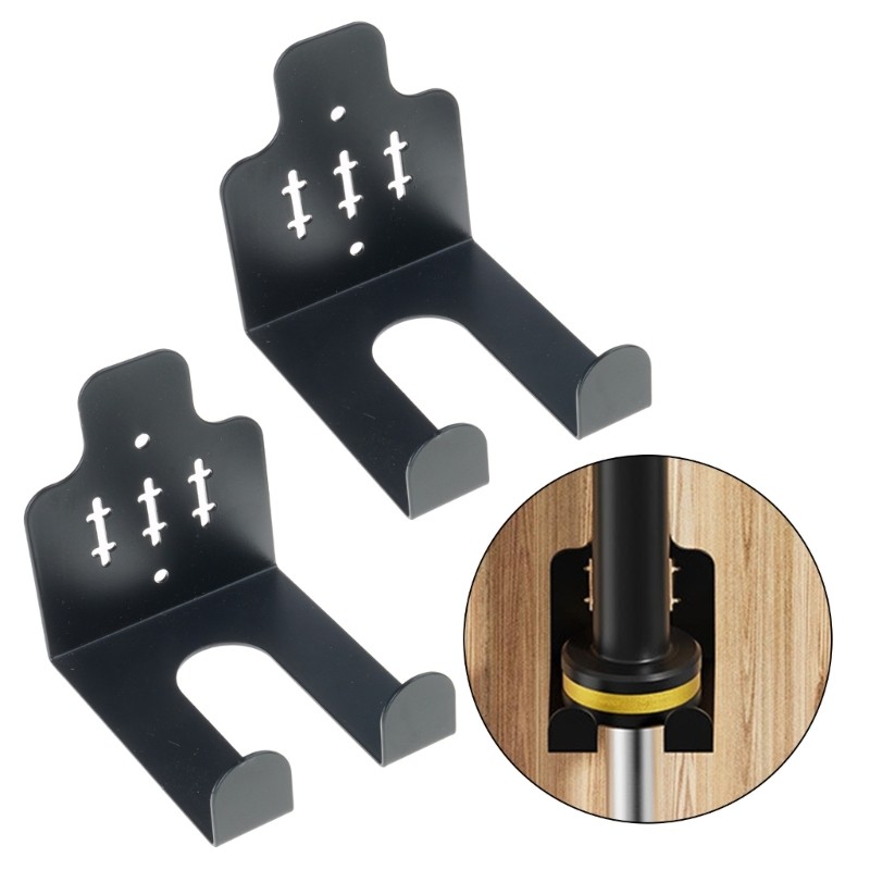 easy installs Gym Wall Brackets Storage Solution for Weightlifting Bar
