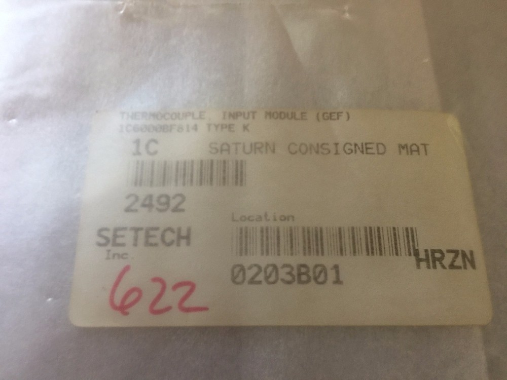 FANUC THERMOCOUPLE INPUT MODULE IC600BF814