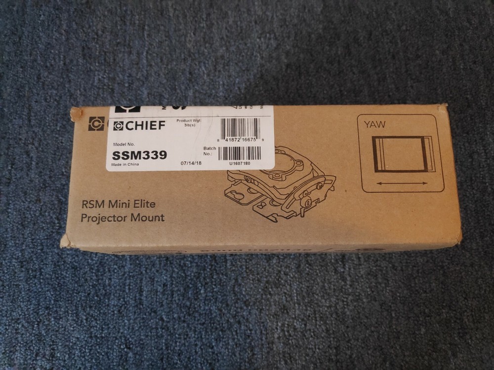 Chief Interface Bracket SSM339 For RSM Mini Elite Projector Mount