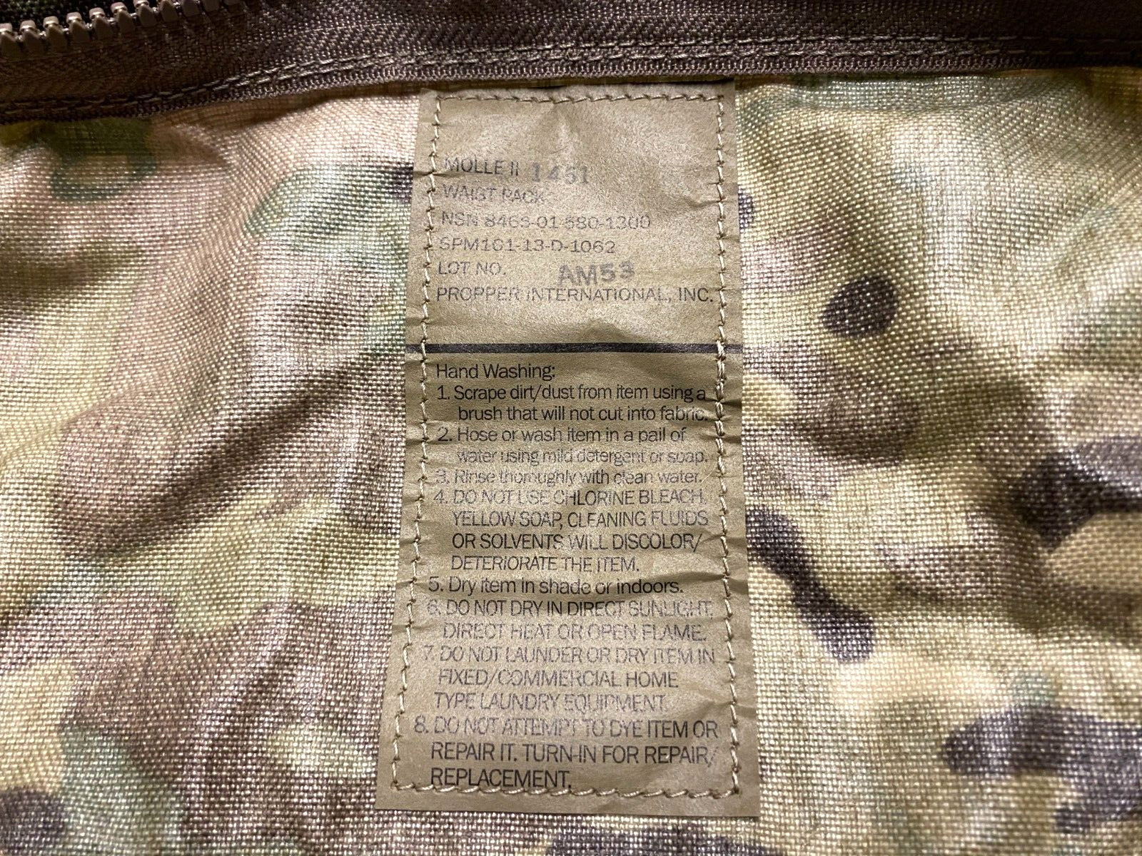 NEW USGI US Army MOLLE II Butt Waist Pack General Purpose Pouch Multicam OCP
