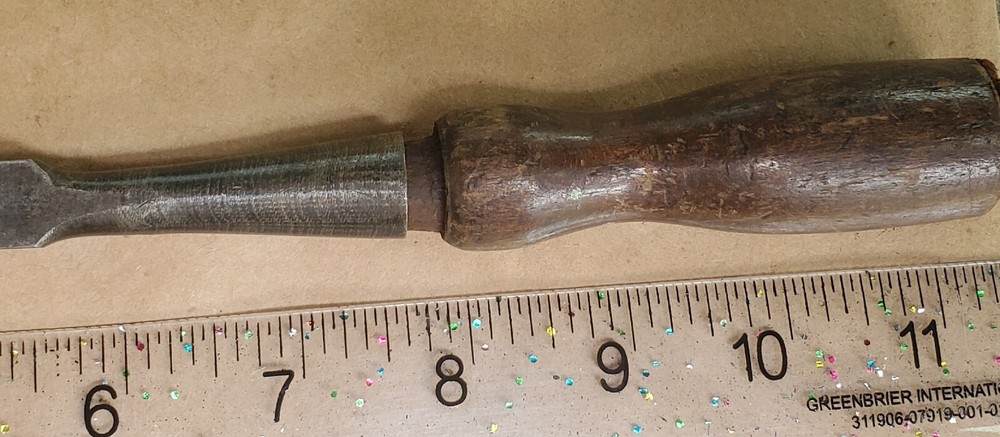 Vintage STANLEY 1/2" Beveled Edge Socket Chisel Made In USA