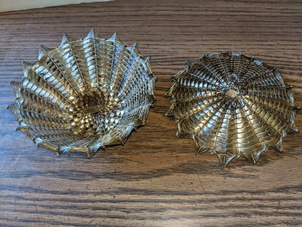 Vintage Silverplate Covered Basket