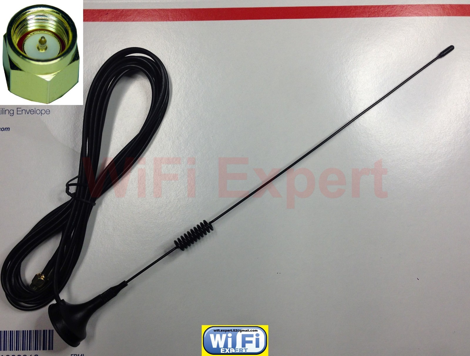 4G 3G GSM antenna 6dbi high gain magnetic base with 3 meters cable sma male USA