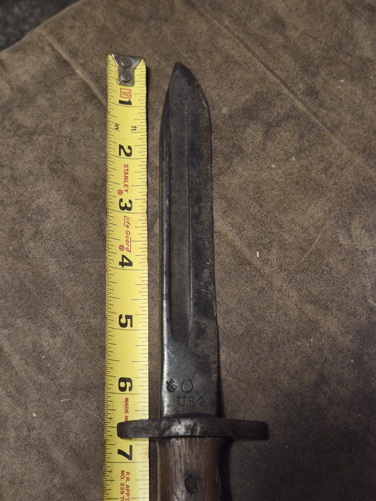 Antique Military Knife Remington 1917 WW1 Era with Leather Sheath Rare Find USA