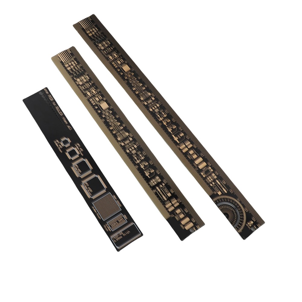 3PCS High Accuracy Multifunctional Printed Circuit Board Engineering Ruler For