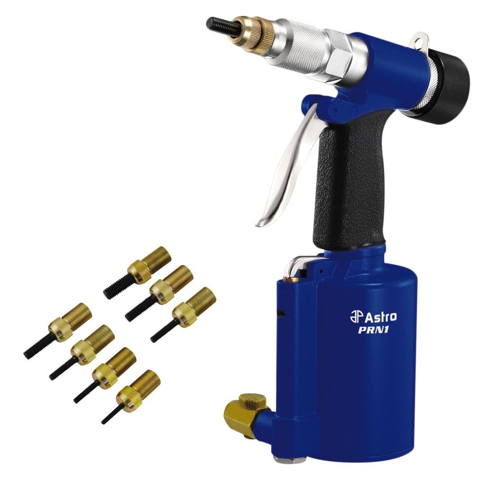 Astro Pneumatic Tool PRN1 3/8" Capacity Pneumatic Rivet Nut Setting Kit - Met...