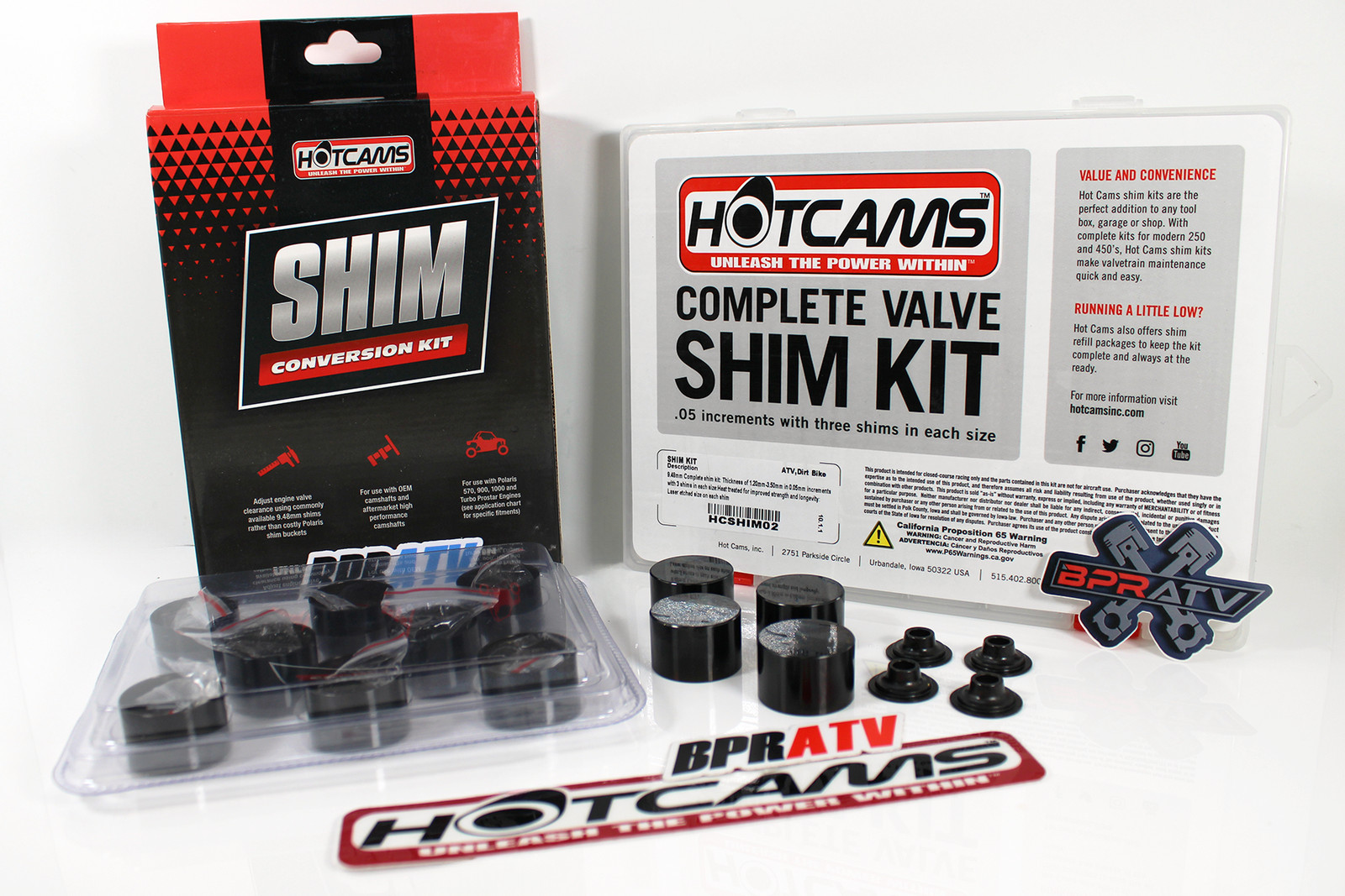 14-20 Polaris RZR 900 XP 900 Hot Cams Valve Shim Conversion Kit Hotcams Shim Kit