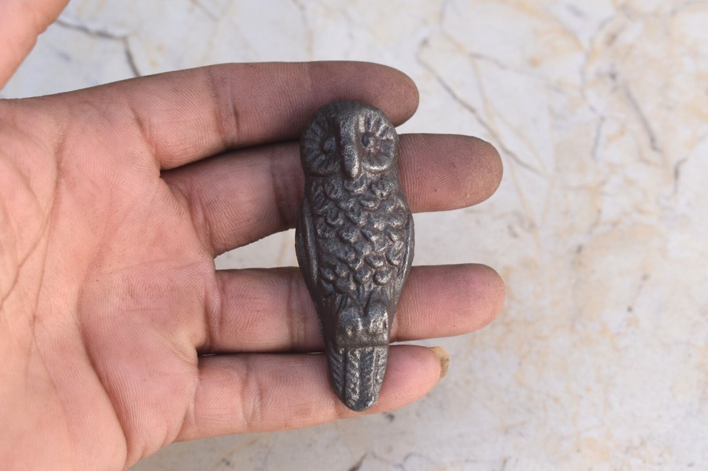 Vintage Door Drawer knobs Cast Iron Owl Shape Cabinet Gate Handle Pulls 10pc