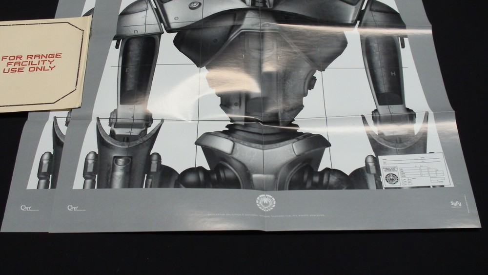 Loot Crate Battlestar Galatica Range Sheet Target Poster 2 Pack!