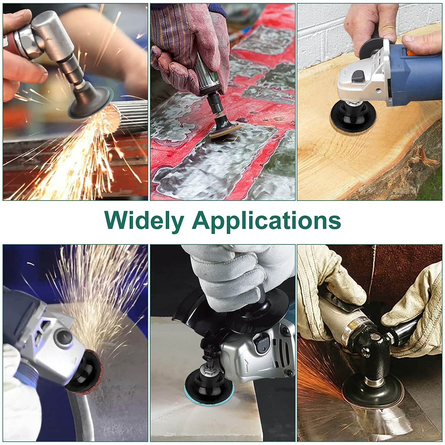 120+2 PACK 2 in Heavy Roll Lock Surface Conditioning Die Grinder Sanding Discs