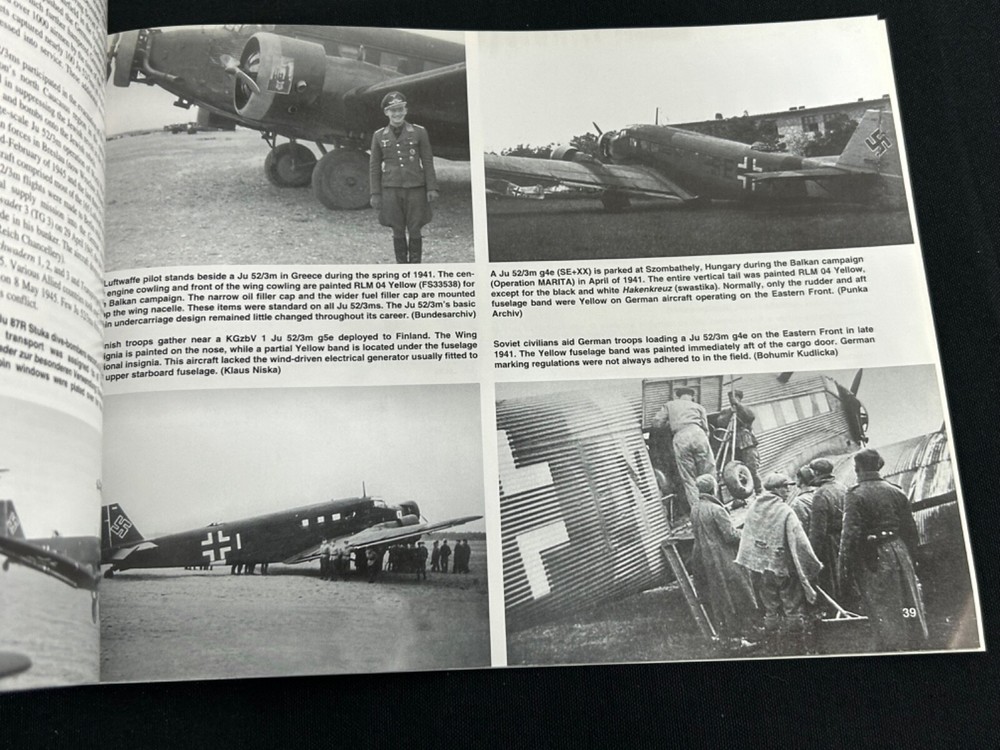 Junkers Ju 52 In Action Book