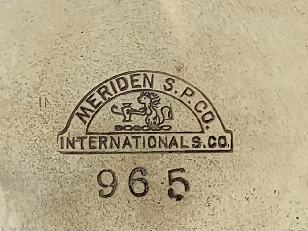 Meriden S.P. Co. International Silverplate Pitcher Jug Model 965