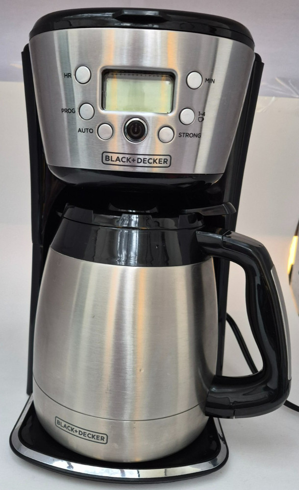 BLACK+DECKER 12 Cup Thermal Coffee Maker CM2036SC Programmable Digital - Tested