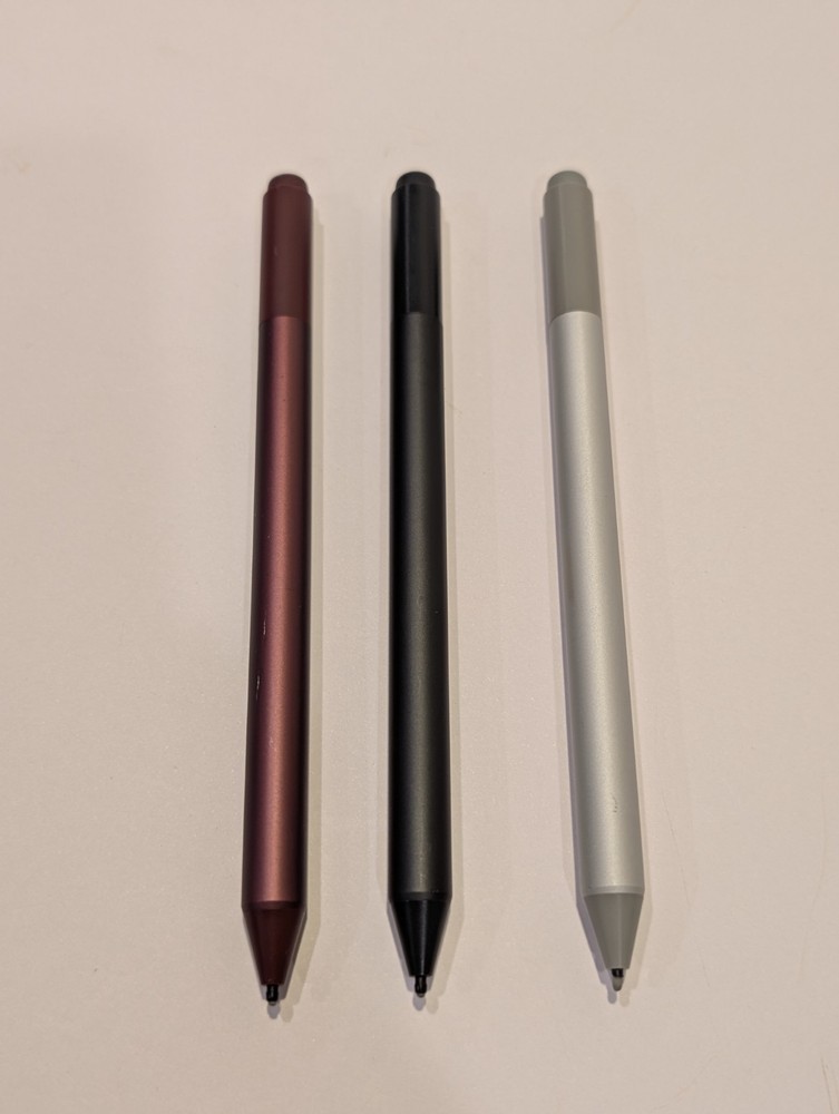 Genuine Microsoft Surface Pen Model 1776 - Choose Color: Black Gray Maroon - Use