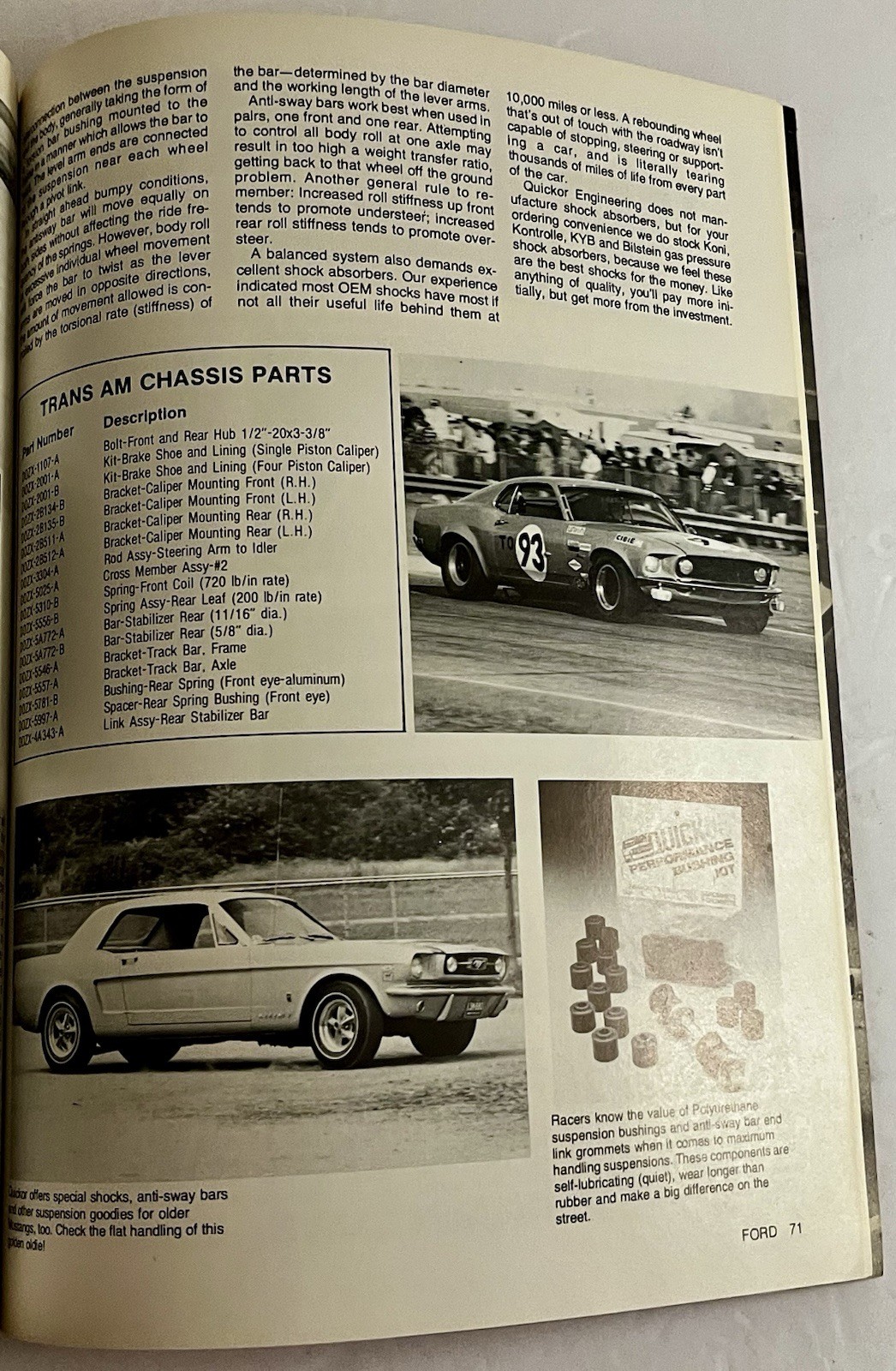 VTG Quicksilver How To Series Ford Street Performance Handbook Martyn Schorr SC