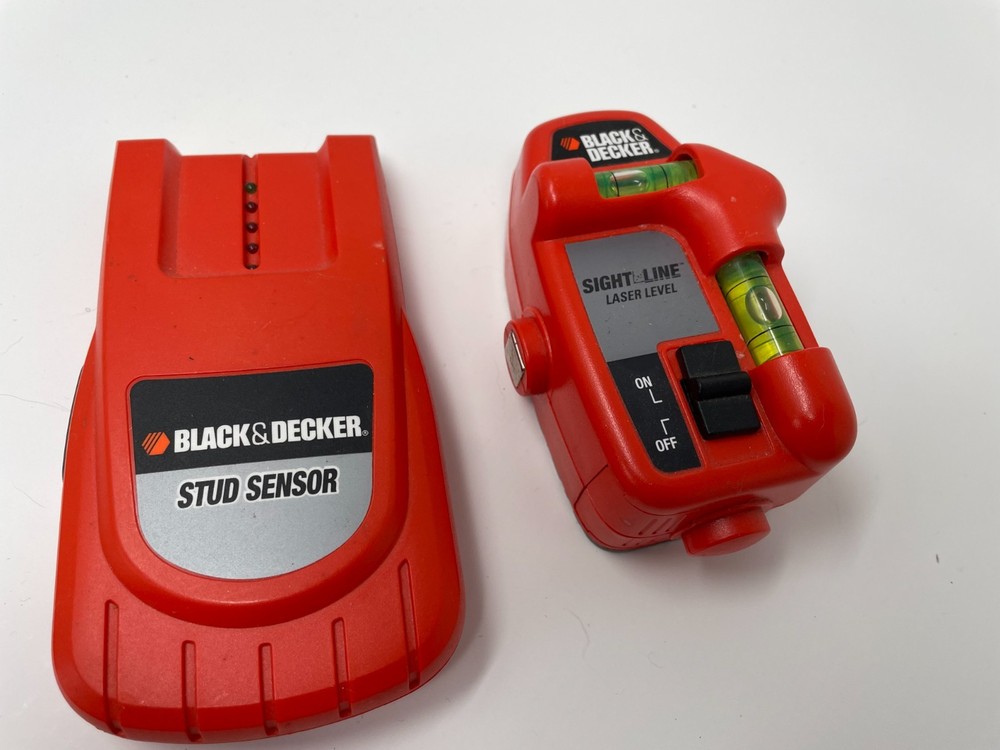Black & Decker Sight Line Laser Level BDL210S Orange Compact Portable With Stud