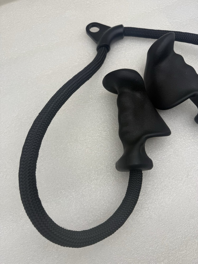 Upgraded Long Triceps Rope Pulldown Cable Attachments F Gym Bar *MISSING COVER..