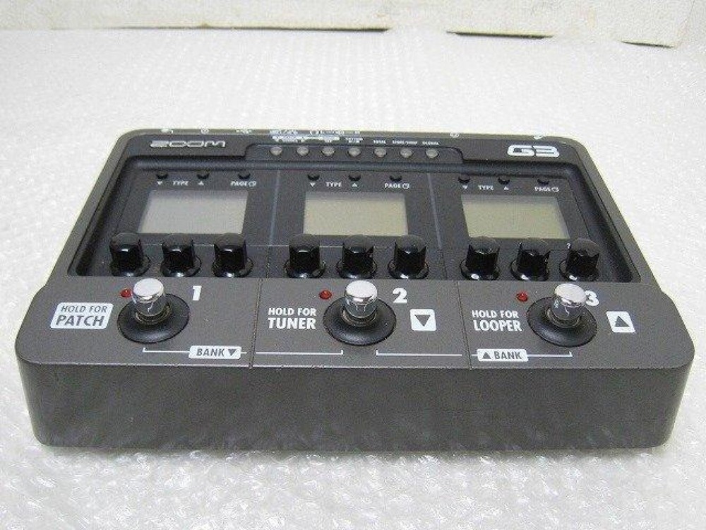 Zoom G3 Multi Effects Processor Guitar Pedal USED