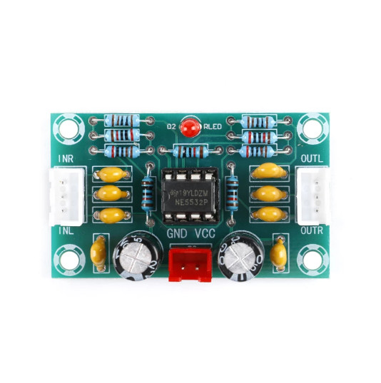 XH-A902 Audio Operational Preamplifier Board Module NE5532 Front Amplifier Board