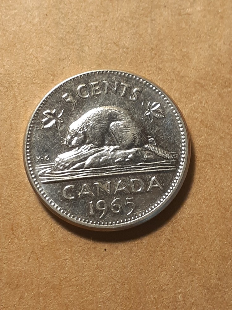 1965 5 CENTS CANADA
