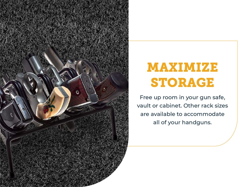 SnapSafe 4 Gun Pistol Rack