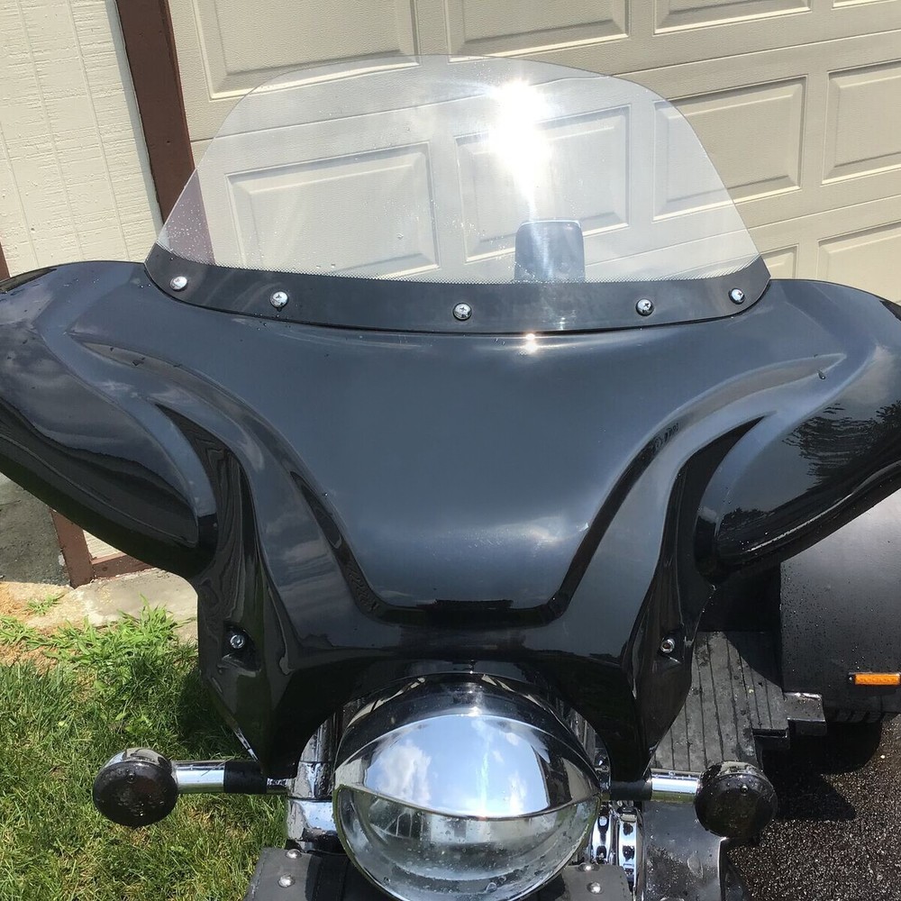 Universal Front Fairing Bat Wing Batwing Windshield For Harley Yamaha Suzuki