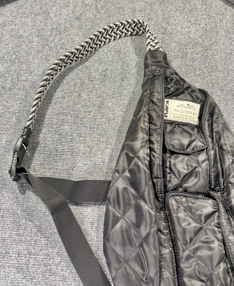KAVU Rope Puff Quilted Sling Backpack