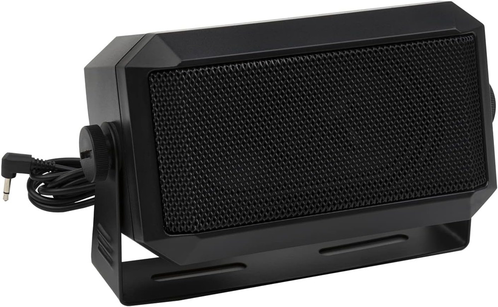 Rectangular External Communications Speaker for Ham Radio or CB & Scanners, 5 Wa