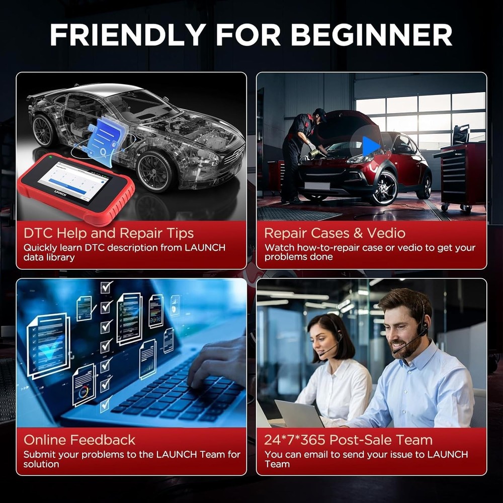 LAUNCH CRP129E V2.0 OBD2 Car Scanner Engine ABS SRS SAS TPMS EPB Diagnostic Tool