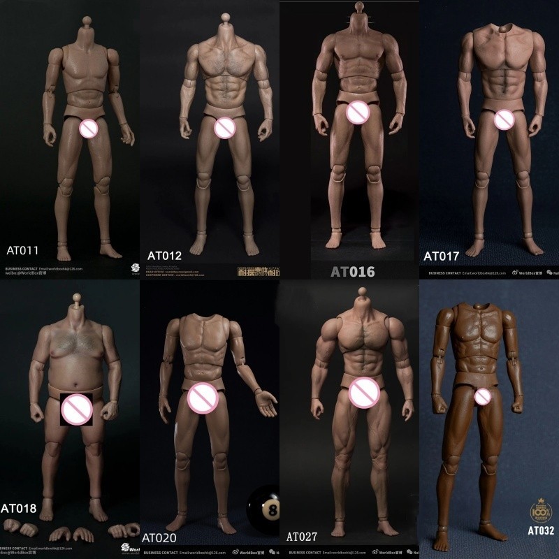 WorldBox 1/6 AT011 AT012 AT016 AT017 AT018 AT020 Muscular Male Joint Action Doll