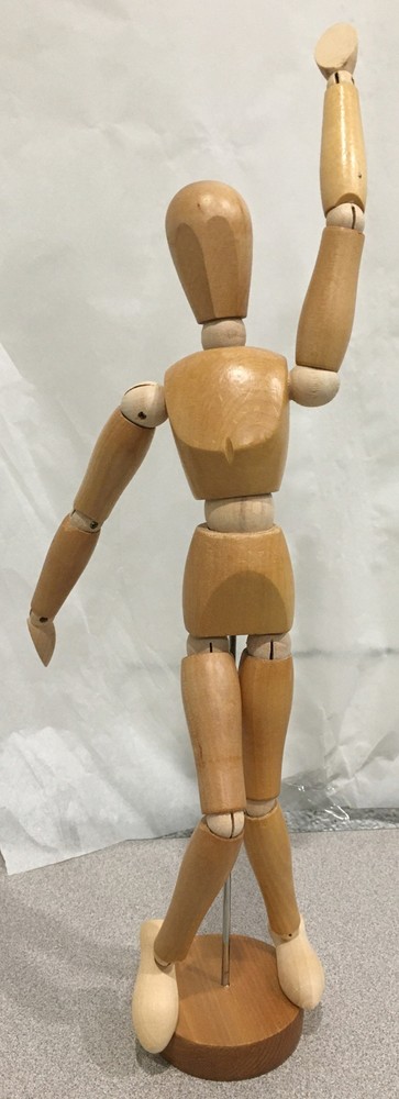 Wooden Artist's Movable 12" Model