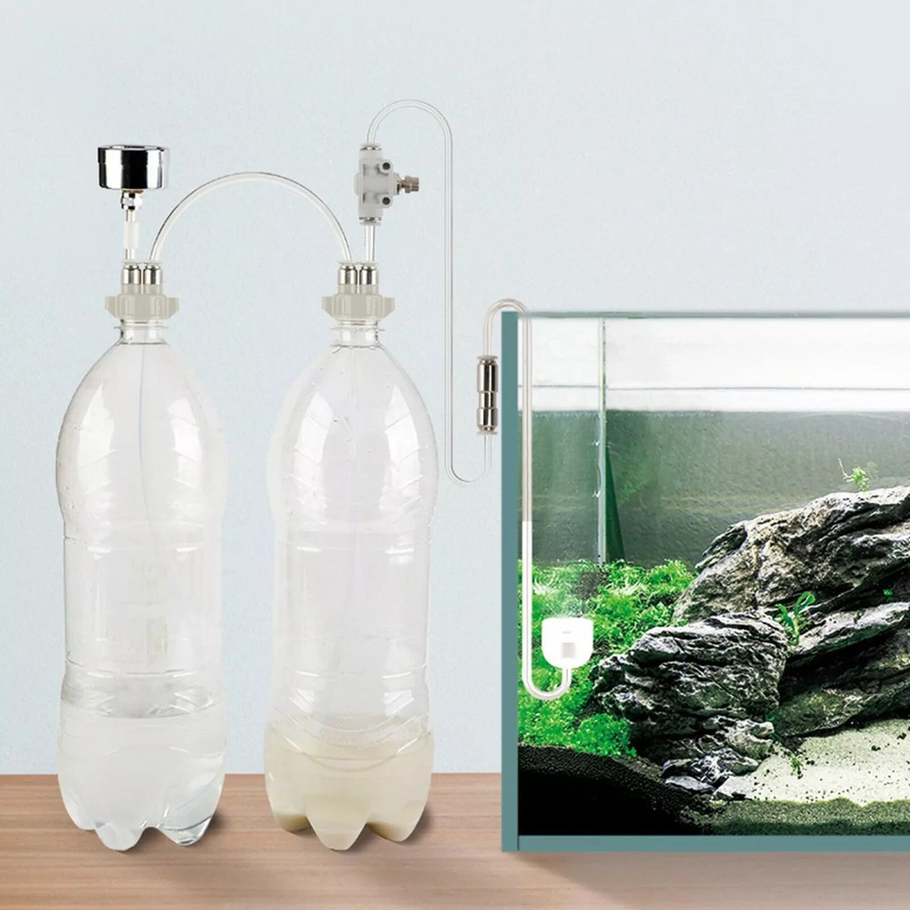 For Aquarium DIY Accessories Live Plants CO2 Generator System Kit with Diffuser