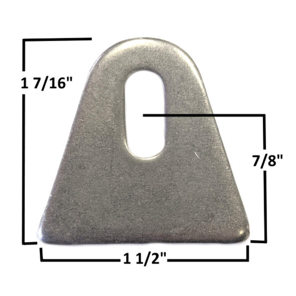 Body Tab Slotted 1/8in thick 10k