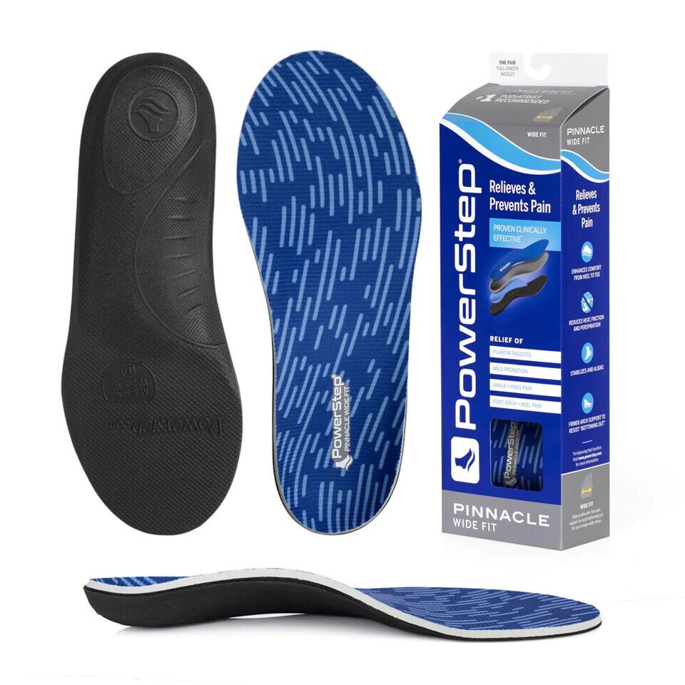 Powerstep Full Length Orthotics Arch Heel Support Insoles - All Sizes & Models