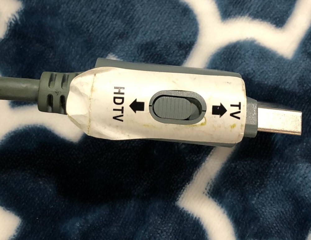 OEM Microsoft Xbox 360 Component HD AV Cable & Audio Adapter Tested