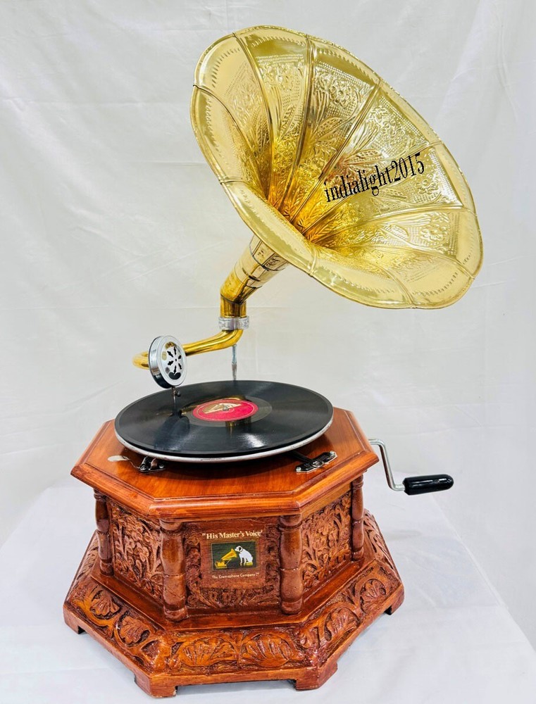 HMV Vinyl Recorder Working Gramophone Player
