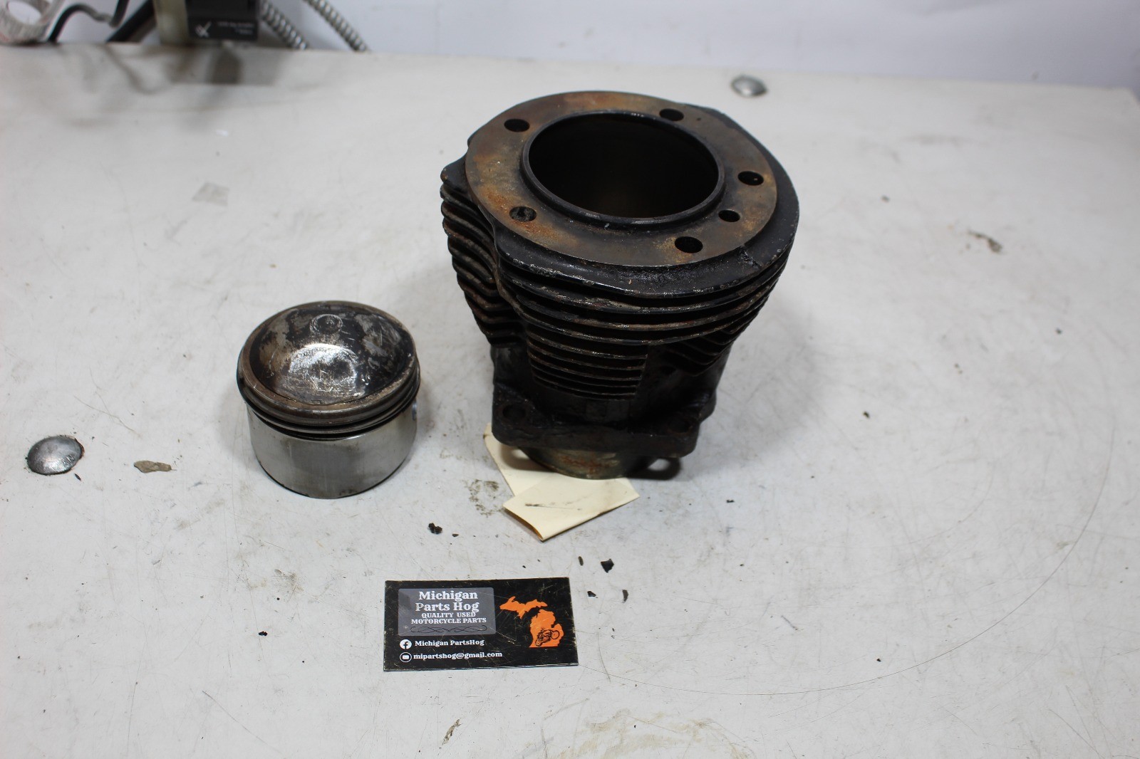 Harley Panhead Shovelhead 74" OEM Front Cylinder Barrel and S&S Piston 3.470" Bo