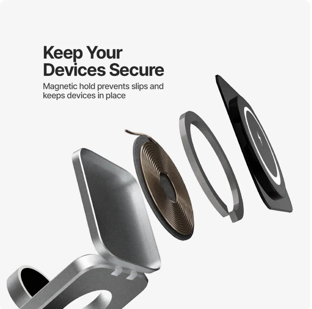 ChargeDeck 3-in-1 Foldable Wireless Station - For Apple & Android