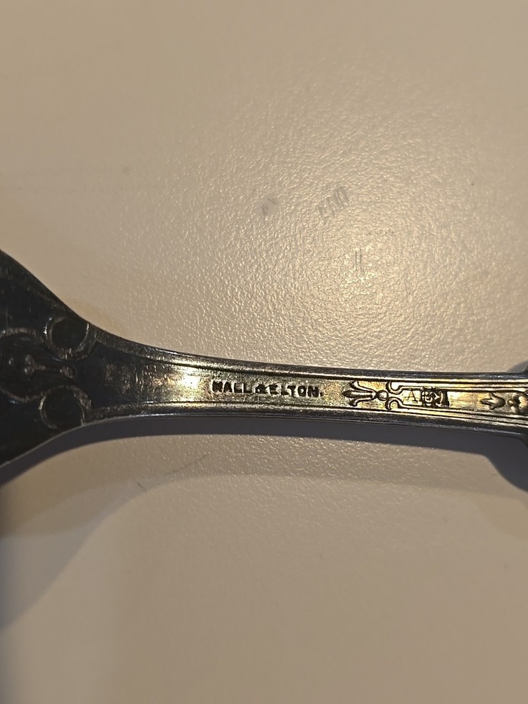 Antique Hall & Elton Silverplate Flatware Circa 1877 - 6 Dinner Forks