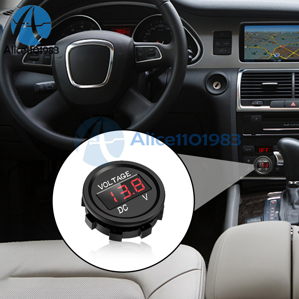 DC 5-48V Mini Waterproof Digital Voltmeter Voltage Tester LED Display Voltmeter