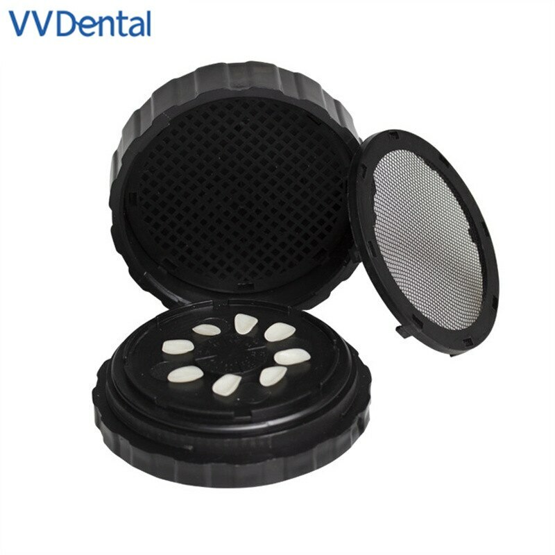 Patch Tooth Box Dental Ceramic Veneer Denture Storage Sterilization Box