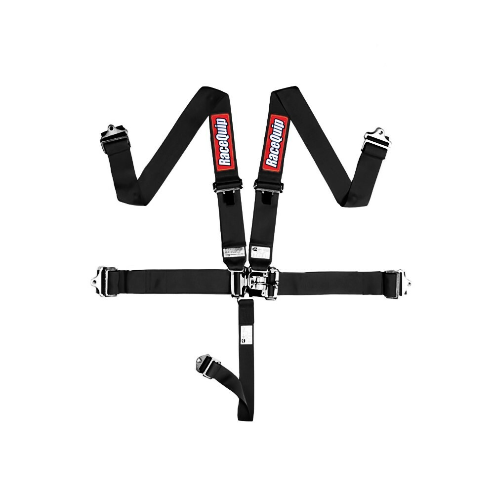 RaceQuip 711001 Black Race Car Seat Belts 5 pt SFI Safety Harness