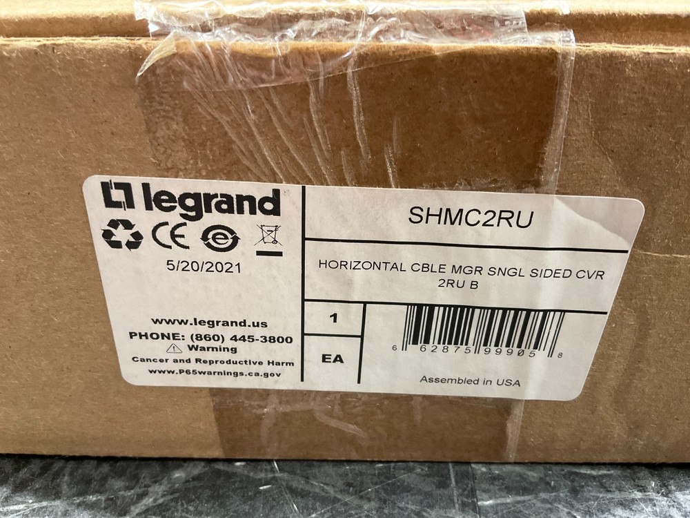 Legrand Horizontal Cable Manager SHMC2RU ✨❤️✨ NEW OPEN BOX!