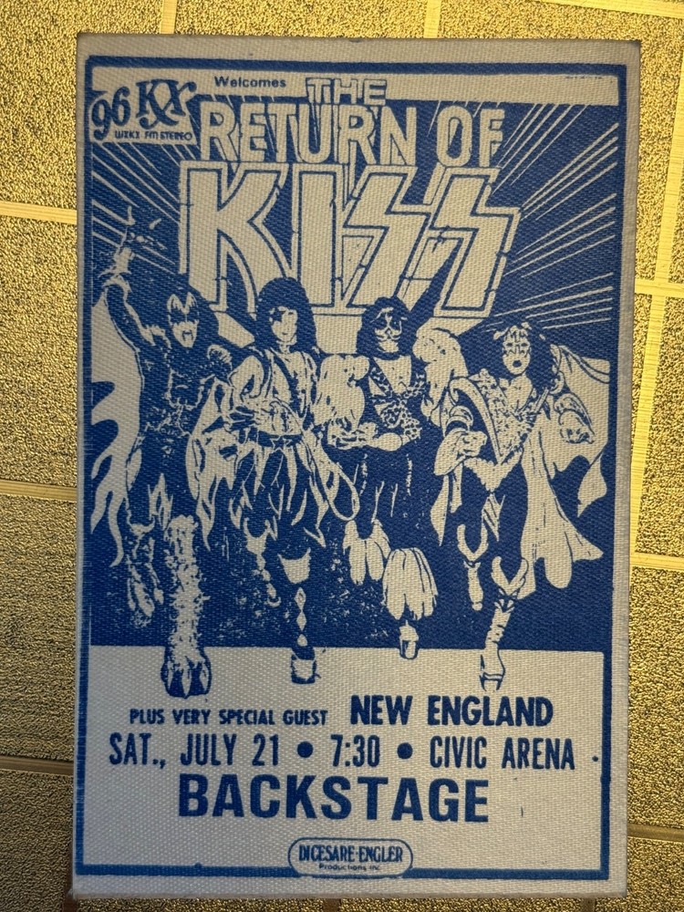 The Return of KISS backstage pass 1979