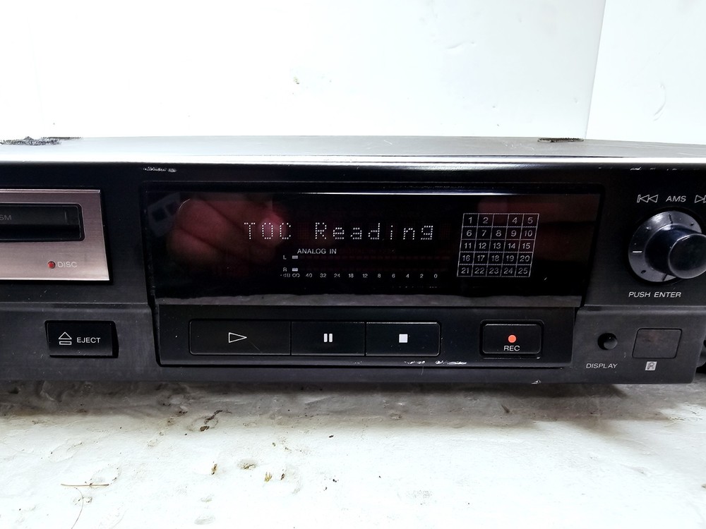 1994 SONY Minidisc MDS-501 Recorder Player Deck UNTESTED POWERS ON