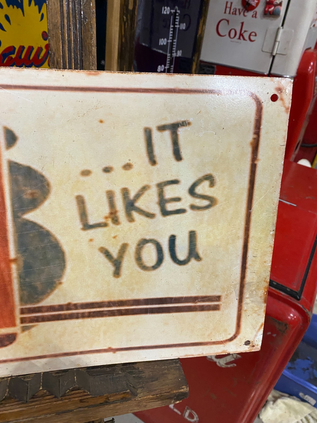 7UP SODA COLA Metal Sign 29 1/2" x 11" GAS OIL